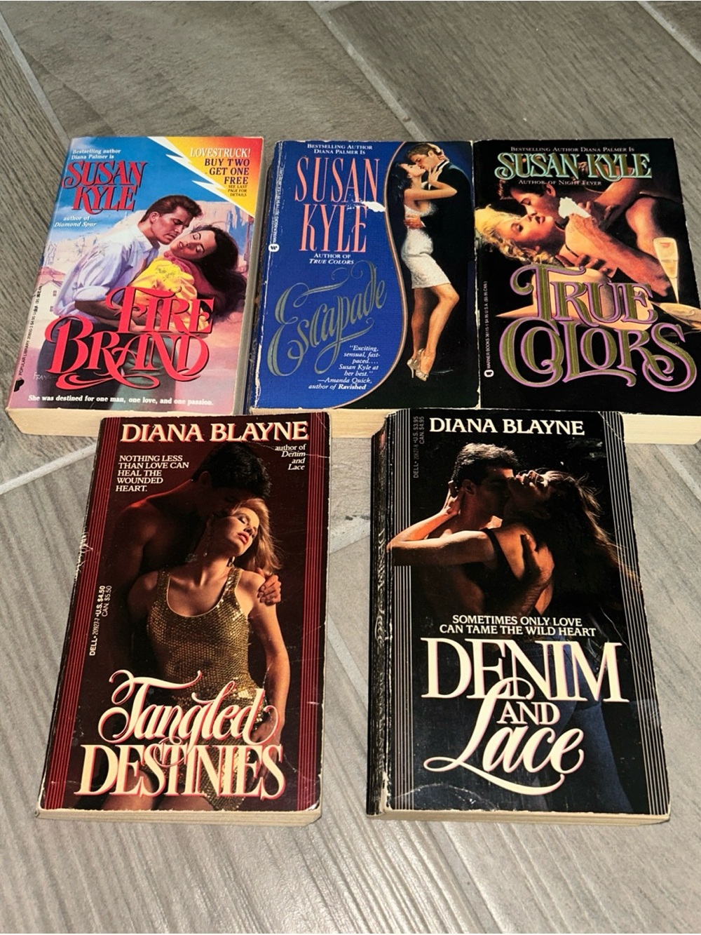 Diana Palmer (writing as Diana Blayne/Susan Kyle) Paperback Lot